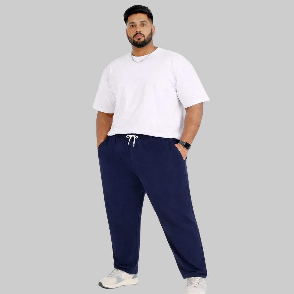 Navy Blue Winter Comfort Fleece Trousers PSM-10461