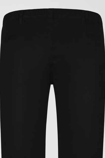 Black Elasticated Waist Rugby Pant PSM-9922