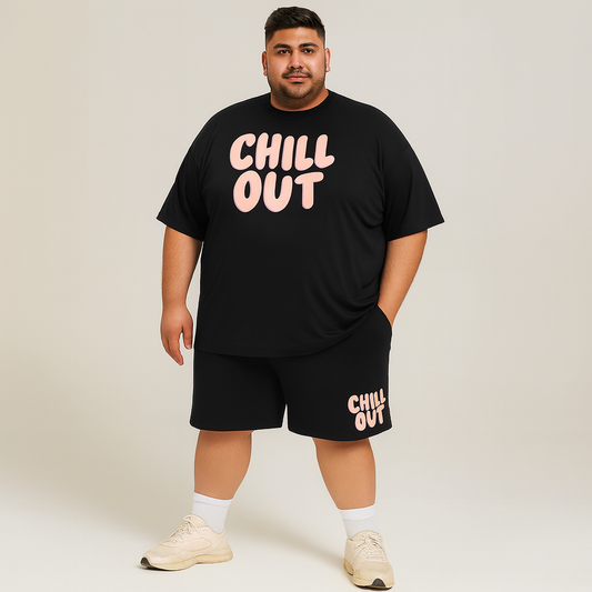 Chill Out Plus-Size Shorts Set PSM-9903