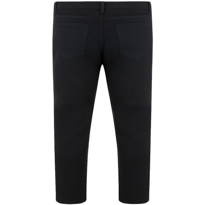 Black Slim Fit Stretch Chinos Jeans PSM-9916
