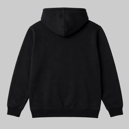 Black Winter Fleece Zip Hoodie PSM-10470