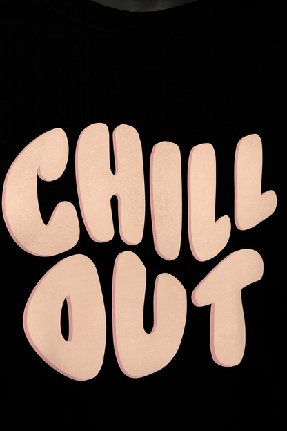 Chill Out plus-size shorts set for men featuring a relaxed fit, soft breathable fabric, and matching top and shorts designed for comfort and everyday casual wear