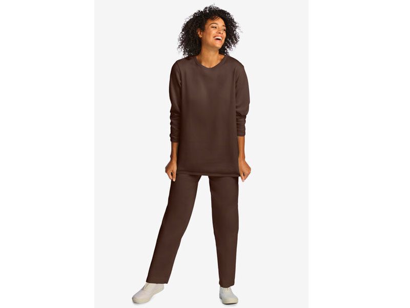 Chocolate Fleece Sweatshirt Set PSW-6972