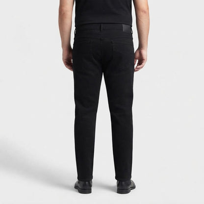 Classic Black Cotton Pants for Men – Comfortable Everyday Cotton Trousers