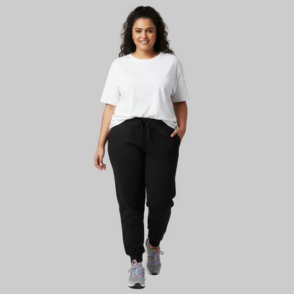 Classic Black Terry Jogger Pants PSW-10558