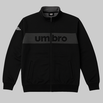 Classic Black Plus Size Zip-up Tracksuit PSM-10224