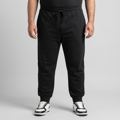 Classic Black Terry Jogger Pants PSM-10554