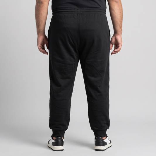 Classic Black Terry Jogger Pants PSM-10554