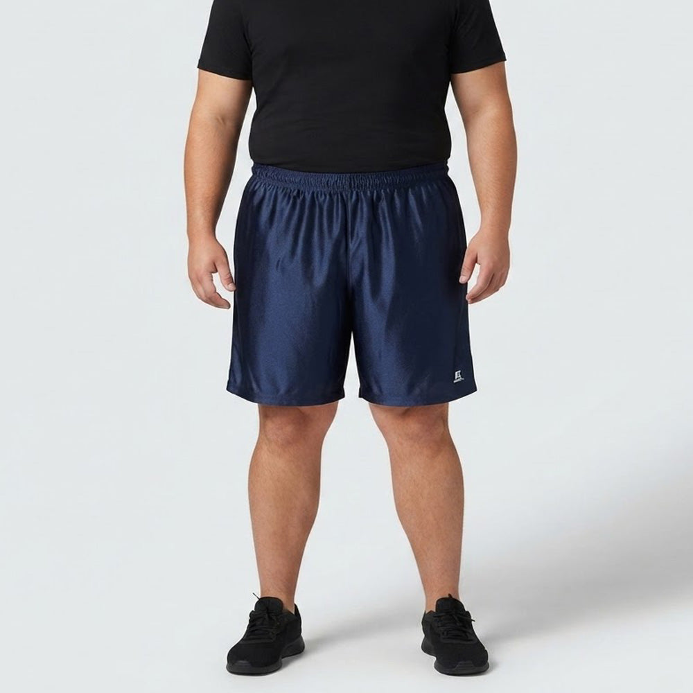 Classic Navy Polyester Sport Short made from lightweight Polyester fabric 