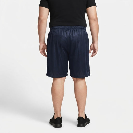 Classic Navy Polyester Sport Short made from lightweight Polyester fabric