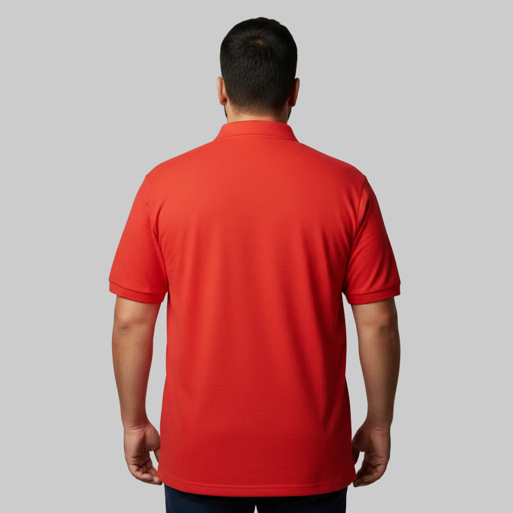 Classic Red Plus Size Polo Shirt  PSM-10699