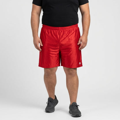 Classic Red 100% Polyester Sport Short