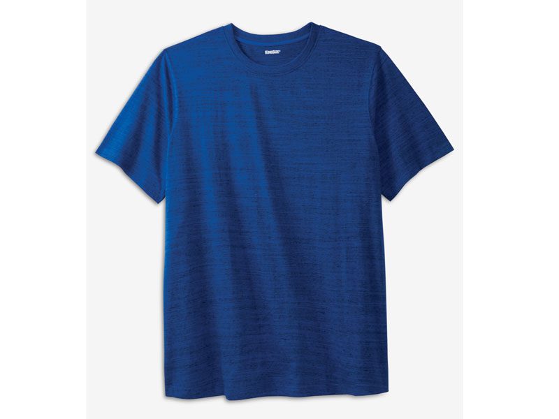 Cobalt Marl Big & Tall Crewneck T-Shirt PSM-3978