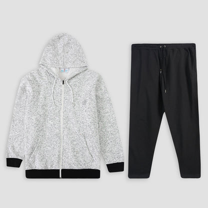 Comfy Luxe Plus-Size Cotton Fleece Tracksuit PSM-8703