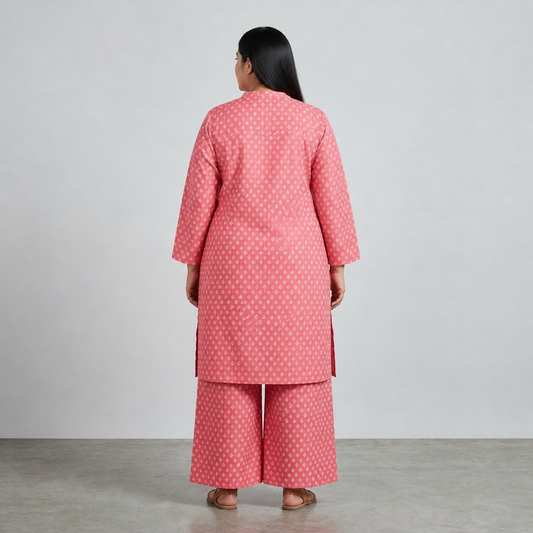 Coral Booti Print Lawn Co-ord Set PSW-11136