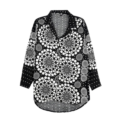 Orbit Dots Long-Sleeve Shirt  PSW-9192