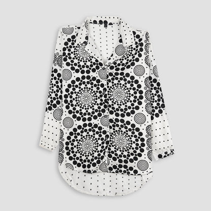 Celestial Dots Long-Sleeve Shirt PSW-9193