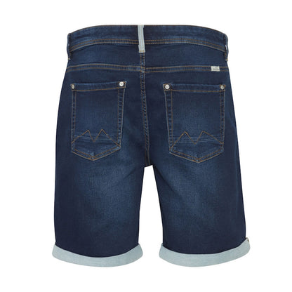 Dark Blue Denim Regular Fit Shorts PSM-8886