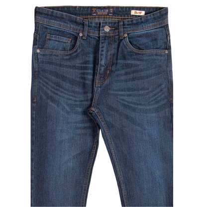 Dark Indigo Classic Straight Plus-Size Jeans PSM-9263