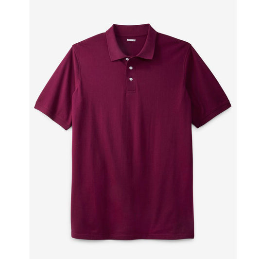 Dark Magenta Shrink Less Pique Polo Shirt PSM-8069