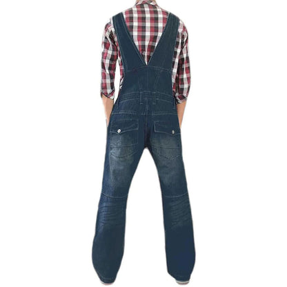 Dark Wash Denim Onesie Dungarees PSM-8872