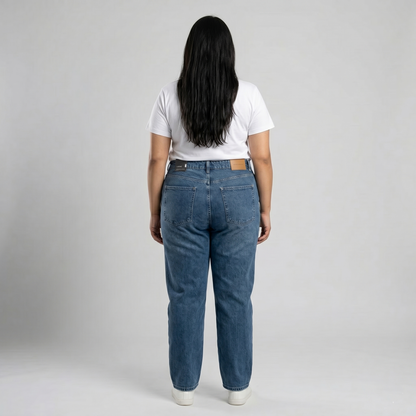Dark Blue Classic Straight Fit Denim Jeans PSW-11090