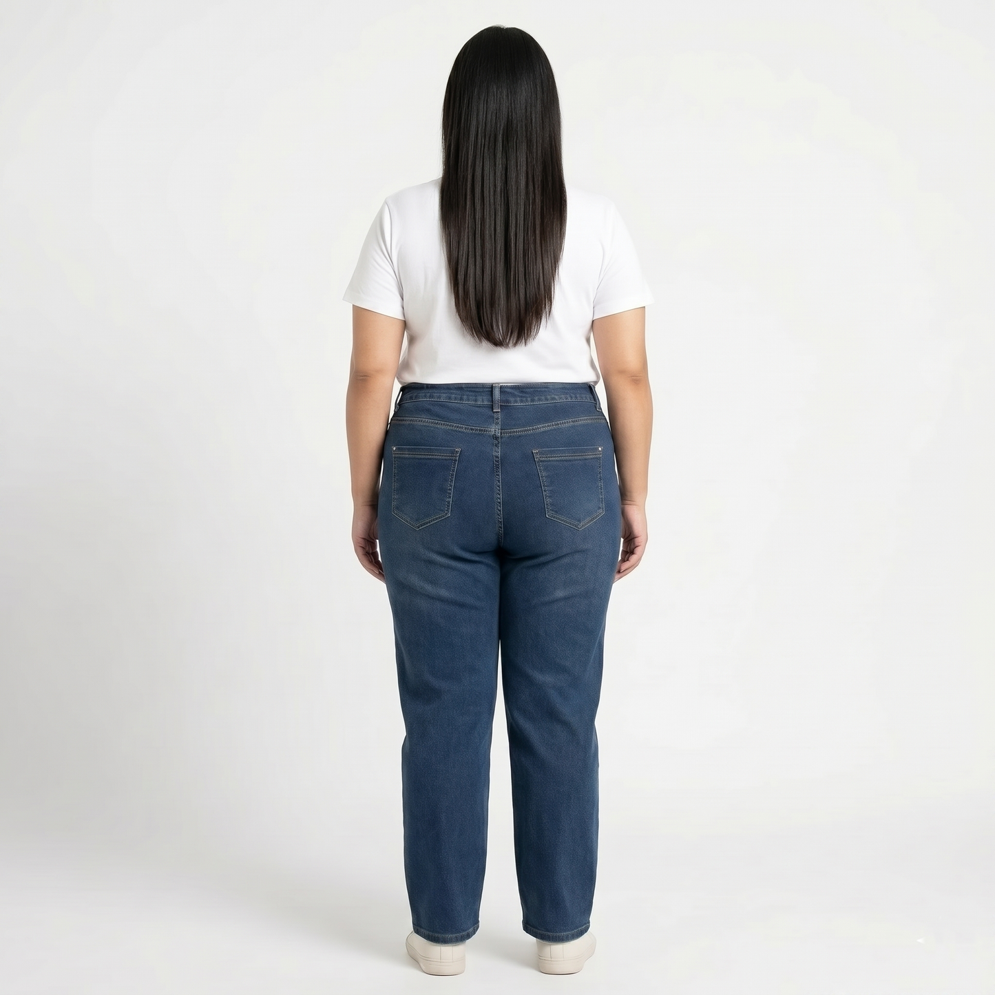 Dark Blue  Straight Fit Denim Pants  PSW-11093
