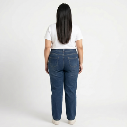 Dark Blue  Straight Fit Denim Pants  PSW-11093
