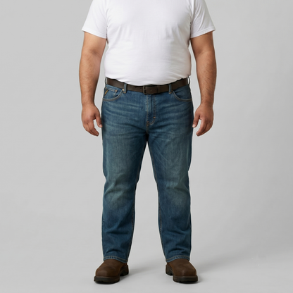 Dark Indigo Straight Fit Denim Jeans  PSM-10431