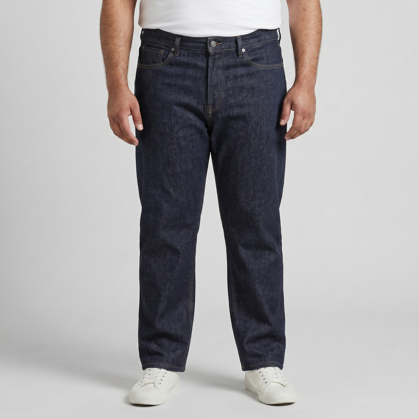 Dark Indigo Straight Fit Denim Jeans PSM-10795