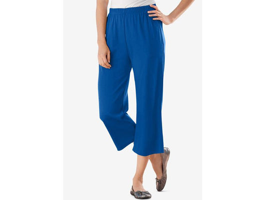 Deep Cobalt 7-Day Knit Capri PSW-6691