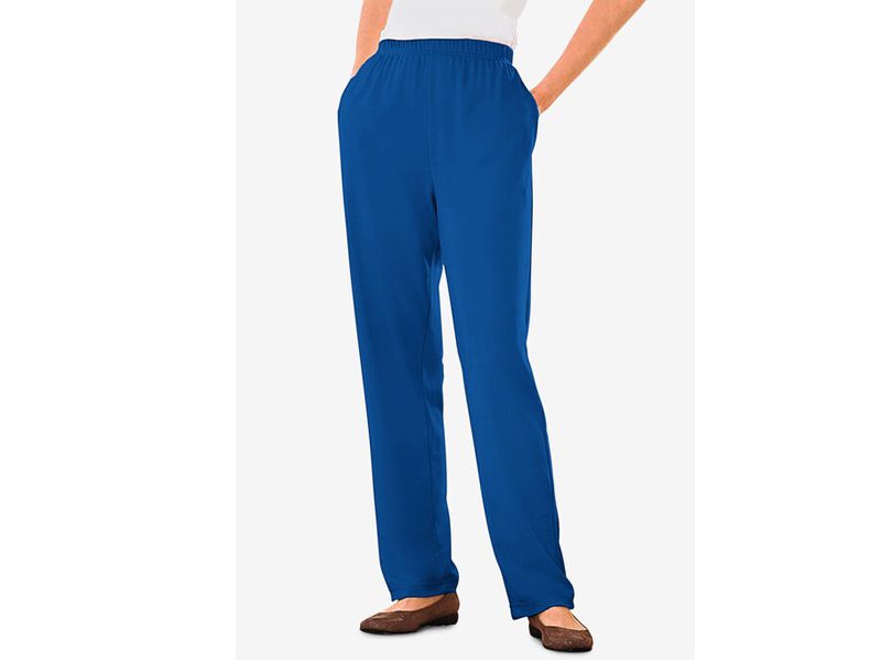 Deep Cobalt Knit Straight Leg B Grade Pant PSW-6379B