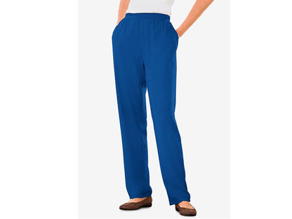 Deep Cobalt Knit Straight Leg B Grade Pant PSW-6379B