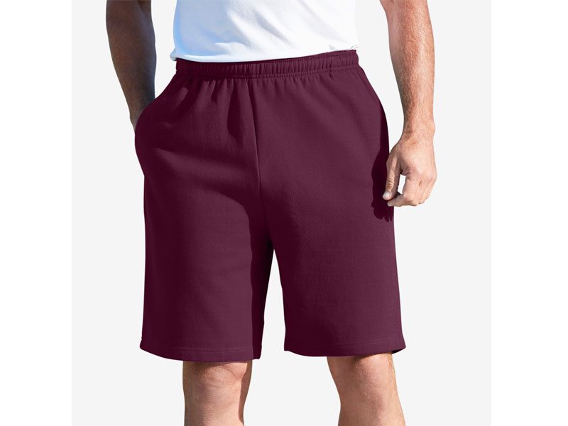 Deep Purple Comfort Fleece Big Size Shorts PSM-5373