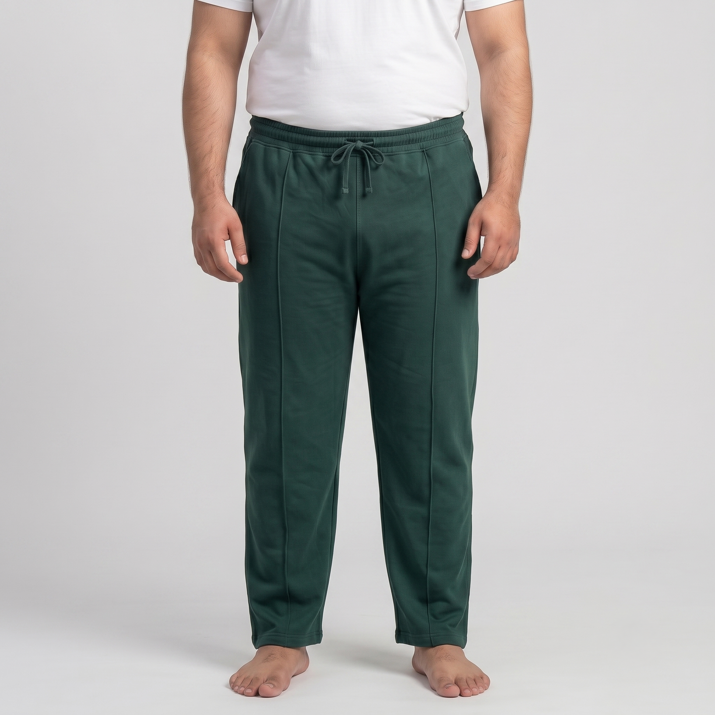 Deep Green Comfort Fit Terry Trousers PSM-11129