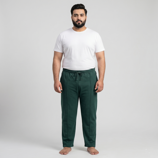Deep Green Comfort Fit Terry Trousers PSM-11129