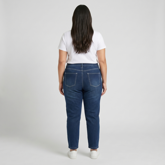 Deep Indigo  Straight Fit Denim Jeans  PSW-11095
