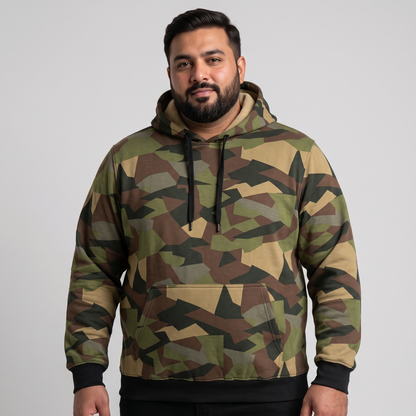 Digital Camo Fleece Big & Tall Pullover Hoodie PSM-10688
