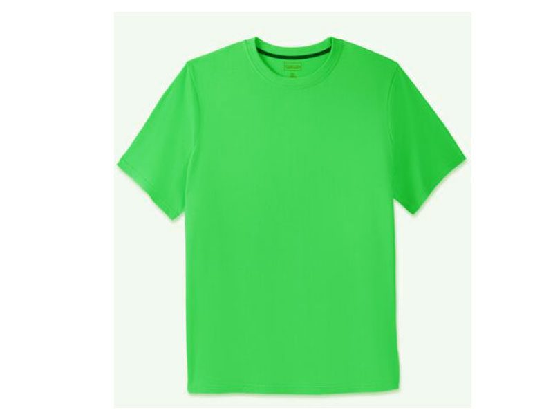 Electric Green Big & Tall Size Crewneck T-Shirt PSM-5504