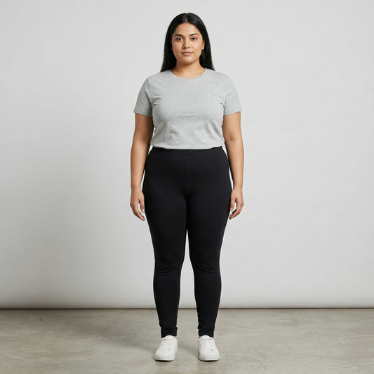 Essential Black Comfort Fit Leggings PSW-10989