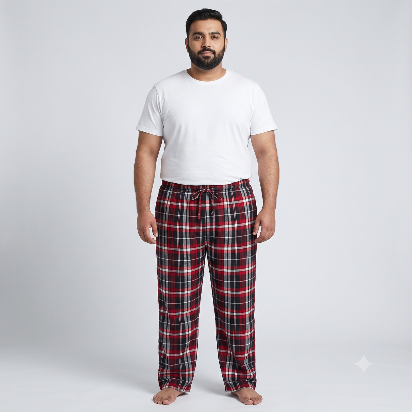 Festive Plaid Flannel Plaid Pajama Pants PSM-10173