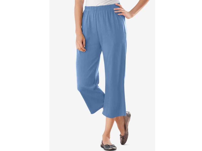 French Blue 7-Day Knit Capri PSW-6698