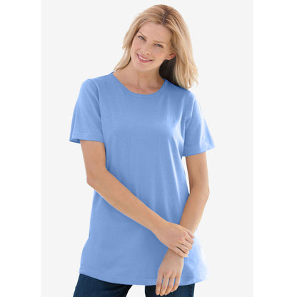 French Blue Perfect Short-Sleeve Crewneck Tee PSW-7889