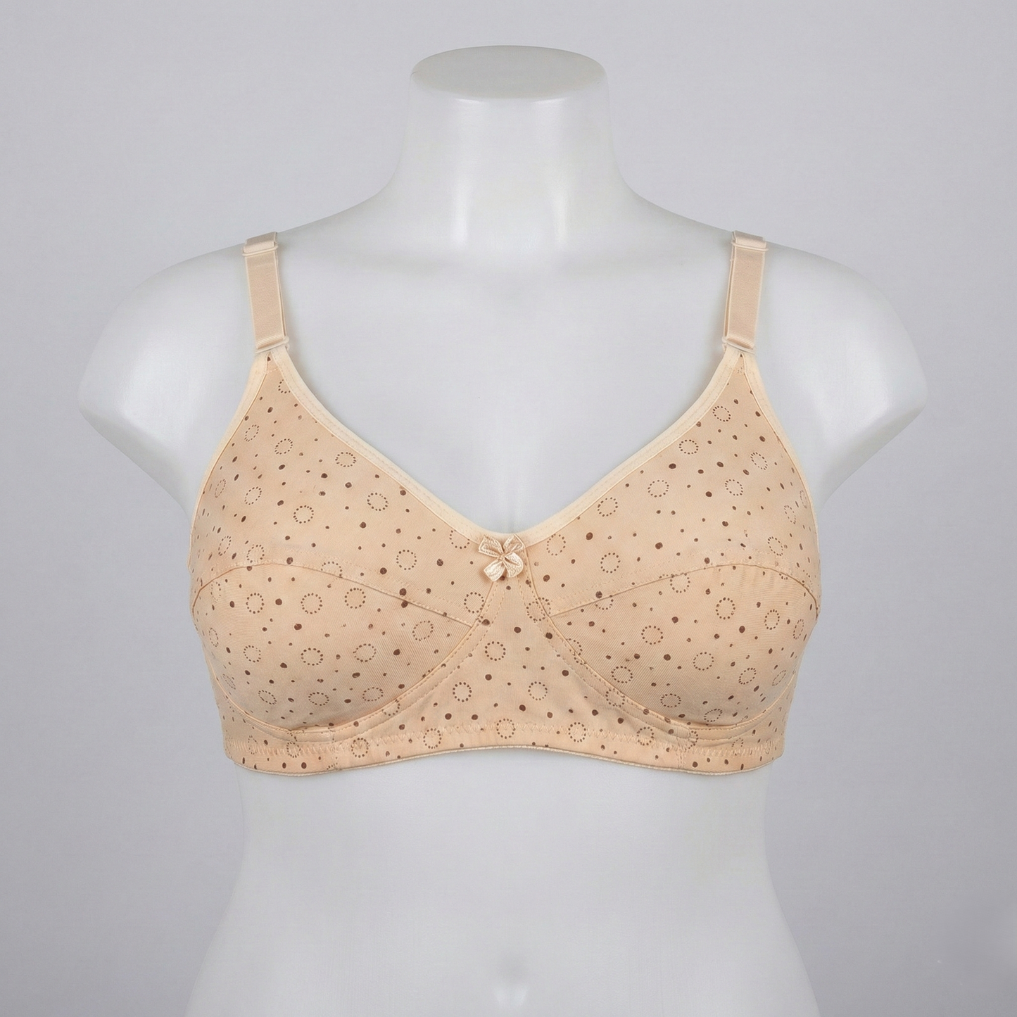 Skin Print Plus Size Wireless Bra PSW-9743