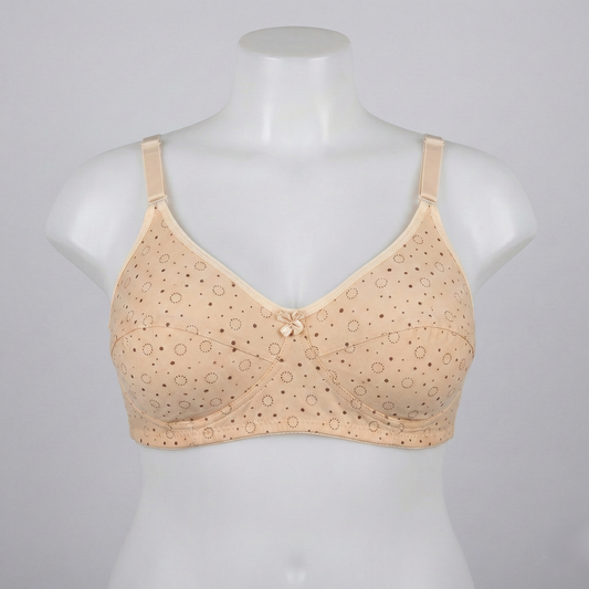 Skin Print Plus Size Wireless Bra PSW-9743