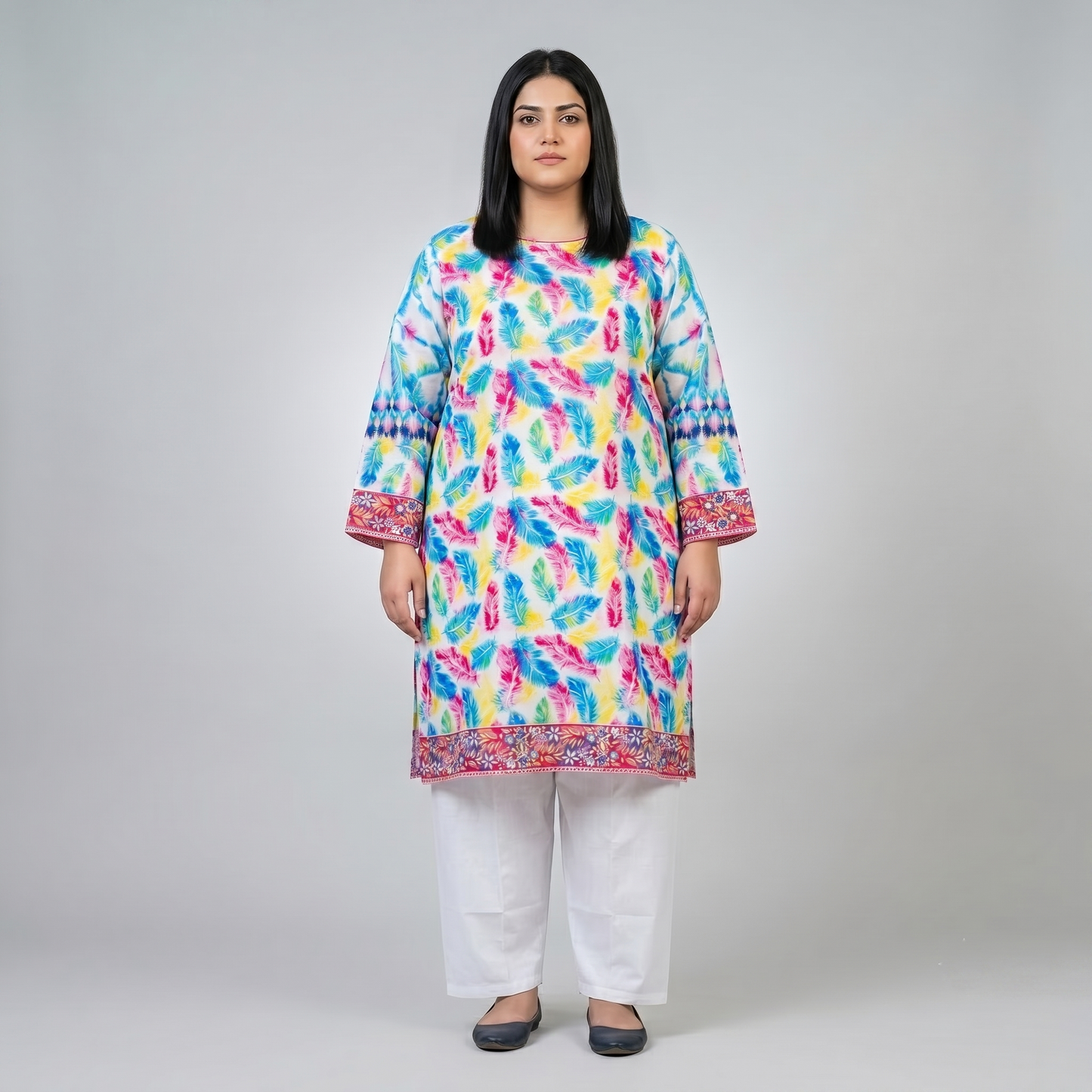 Prism Plume Luxe –  Premium 3 Piece Schifli Festive Ensemble PSW-11243