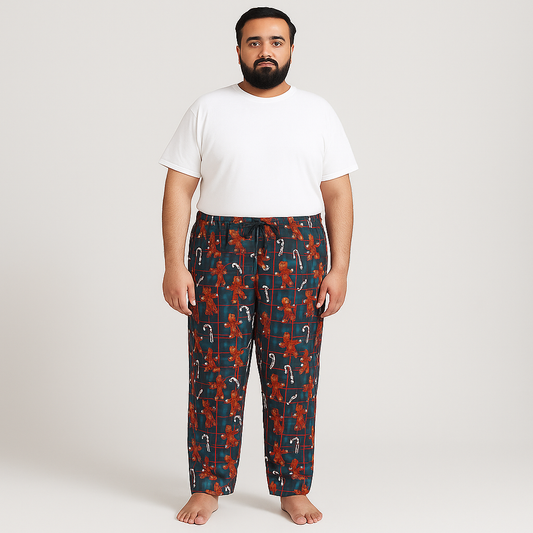 Gingerbread Man Flannel Pajama Pants PSM-8995