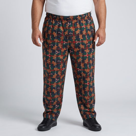 Gingerbread Man Flannel Pajama Pants PSM-8995