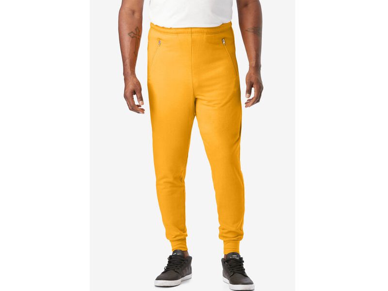 Gold Big Size Lightweight Terry Joggers PSM-6374