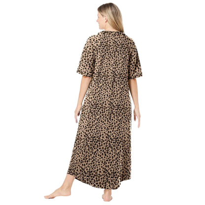 Flat-lay of Golden Ember Zip-Front Robe on neutral background